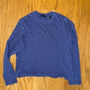 ATM Long-Sleeve Crewneck Shirt - Cornflower blue